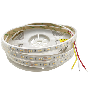 24V套管防水调光调色温灯带（型号：24V-120C, DC24V, 5米一卷，宽12MM，每米120灯2835 ）