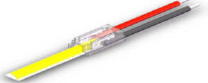 单色温灯带的带线接线端子1（型号：5MM-2P-15CM）价格为每包10个