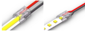 单色温灯带的带线接线端子9（型号：8MM-2P-15CM）价格为每包10个