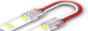双色温灯带的中间接线端子31 (型号：10MM-3P-2D) 价格为每包10个